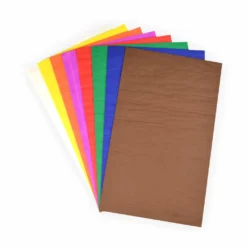 Creleo - Wabenpapier Bastelset 8 Farben 33x20 Cm Rot, Blau, Grün, Braun, Weiß, Gelb, Orange, Pink