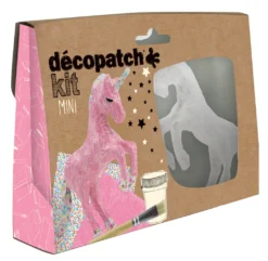 Décopatch Kit MINI Einhorn Zum Selbstgestalten