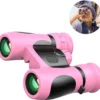 Fernglas-Spielzeug Für Kinder, Geburtstagsgeschenke Für 4–9 Jahre Alte Jungen Zum Spielen Im Freien, 5–12 Jahre Alte Mädchen, Tolles Geschenk Für Kinder, Jagd, Lernen ,Pink