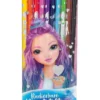 Depesche Schule TOPModel Buntstifte Radierbar, 12 Farben Buntstifte Beauty & Styling SF_Farbstifte Geschenkschultuete