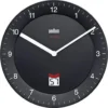 Braun BC06B-DCF, Quarzwecker, Rund, Schwarz, Analog, Akku, AA