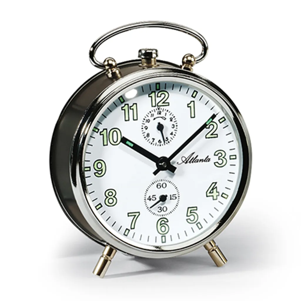 Atlanta 1065/4 Mechanischer Wecker Anthrazit Silbern Mechanisch Rund - Image 2