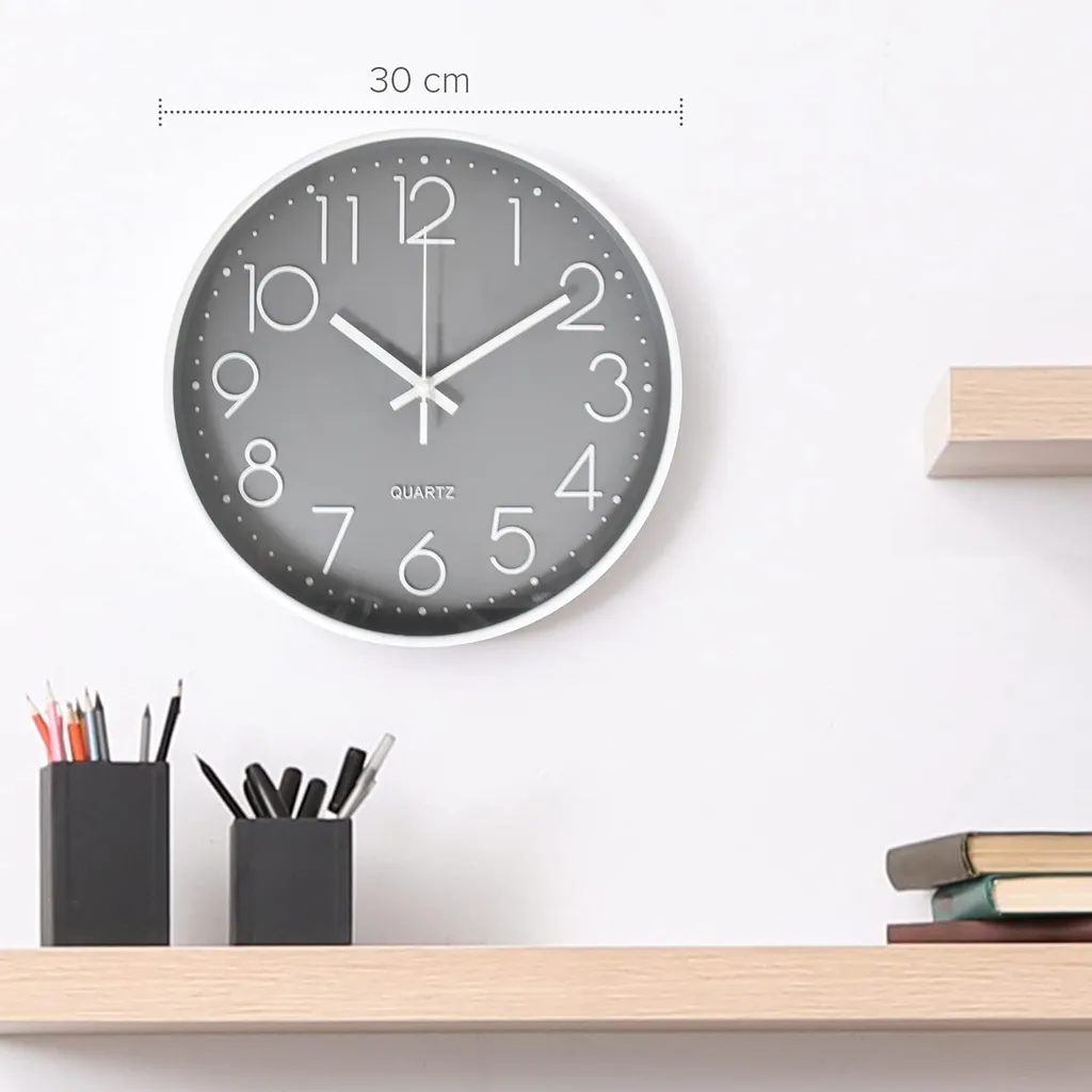 JOEJI’S KITCHEN Wanduhr »Joejis Schöne Wanduhr Ohne Tickgeräusche Wanduhr Groß Wanduhr Modern Wanduhr Vintage Wanduhr Stylische Küchenuhr Wand Uhr Küche - Image 2