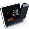 LCD Wecker Funkuhr LED Funkwecker Snooze Alarm Tischuhr Mit Projektion