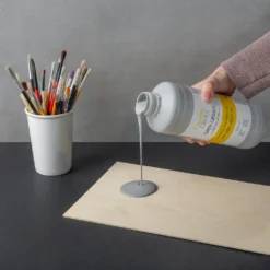 Creative Deco Professionell Graue Gesso | 1L | Perfekte Grundierung Für Malerei | Ideal Für Acryl-Farben, Öl-Farben, Pouring, Decoupage, Finnabair