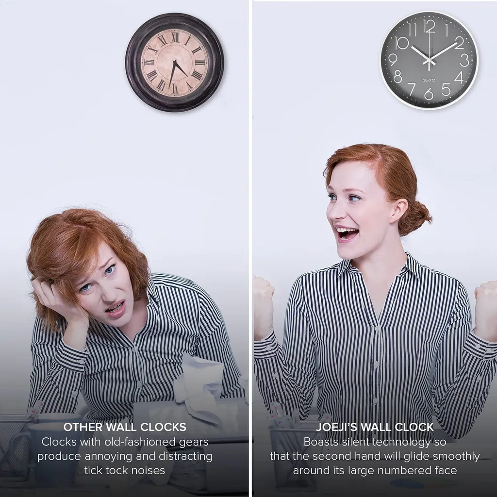 JOEJI’S KITCHEN Wanduhr »Joejis Schöne Wanduhr Ohne Tickgeräusche Wanduhr Groß Wanduhr Modern Wanduhr Vintage Wanduhr Stylische Küchenuhr Wand Uhr Küche - Image 4