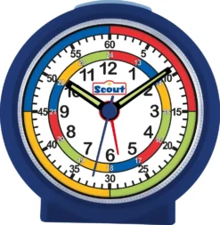 Scout Jungen Wecker Alarm LearnTheTime Blau 280001010