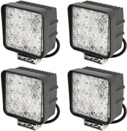 Greenmigo 4X LED 48W Arbeitsscheinwerfer Arbeitsleuchte 3800lm 6000K 67IP Rückfahrscheinwerfer -- Traktor -- Bagger