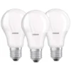 Osram LED Lampe Ersetzt 75W E27 Birne - A60 In Weiß 10W 1055lm 2700K 3er Pack