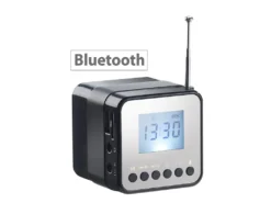 Auvisio Radiowürfel Mini-MP3-Station MPS-560.cube Mit Bluetooth Radio Wecker
