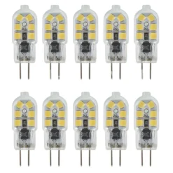 10x G4 3W LED Glühbirne DC 12V Birne Leuchtmittel Weißes Licht
