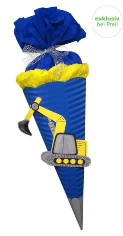 Schultüte Bastelset Bagger,