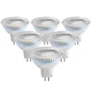 6 Stück 5W MR16 LED Glühbirne AC/DC12V COB Lampe Leuchtmittel Warmweiß
