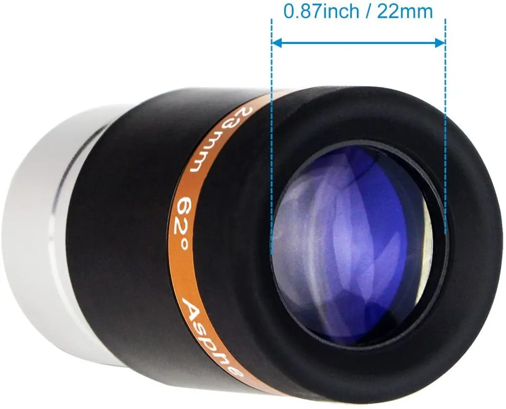 Svbony Teleskop Okular 1.25", Ultraweitwinkel Okular Teleskop, 62 Grad HD Aspherical Okular FĂŒr Teleskop Filter Zubehor