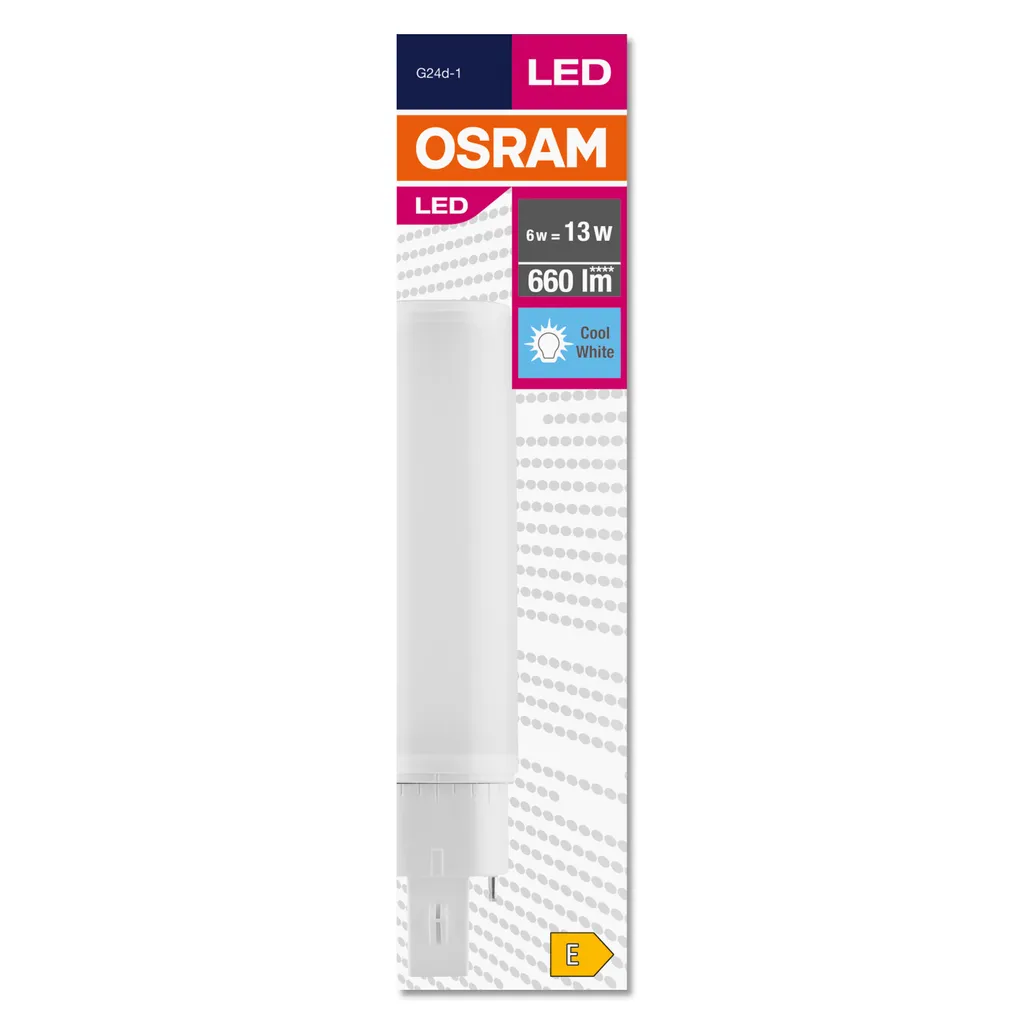 Osram LED Leuchtmittel Dulux D EM & AC 6W/840 G24d-1 2P 660lm Neutralweiß 4000K - Image 5