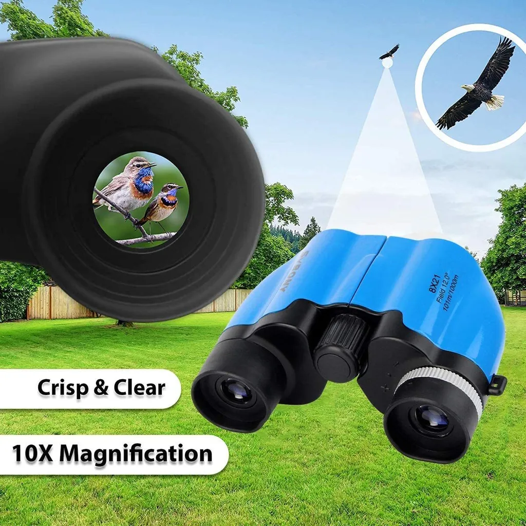 Svbony SV26 Fernglas Für Kinder, FMC-grün, Bak7, Kinderfernglas Ab 3-12 Jahre, 8x21 Fernglas, Geschenken Für Jungen Mädchen(Blau) - Image 2