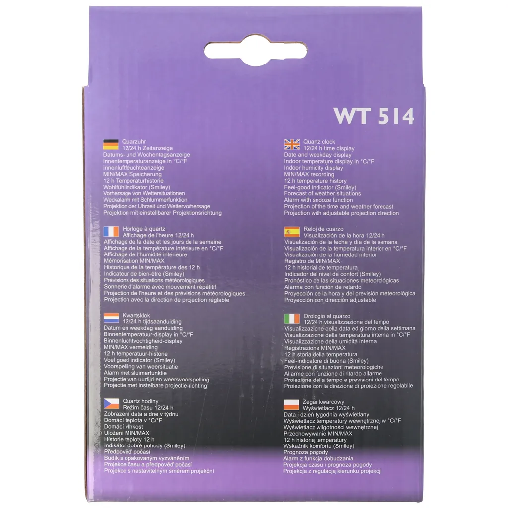 Technoline WT 514, AAA Micro, LR 03, 1,5 V, Schwarz, 70 Mm, 26 Mm, 101 Mm - Image 5