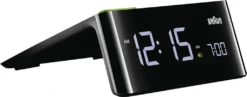 Braun BNC016 LED-Wecker Schwarz