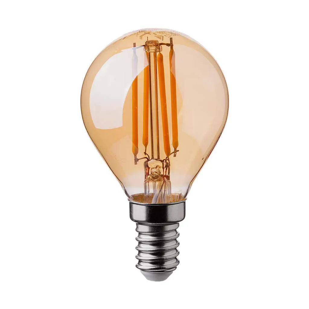 5x 4W E14 Edison LED Vintage Filament Glühbirne Birne Leuchtmittel Retro Nostalgie Beleuchtung G45 2200K Warmweiß - Image 2