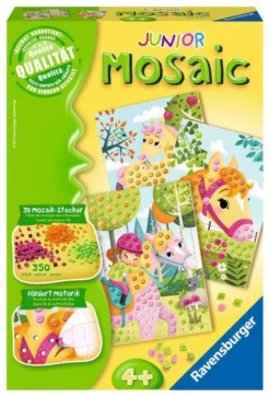 Ravensburger Mosaic Junior - Mosaikbilder Für Die Kleinen, Pferde