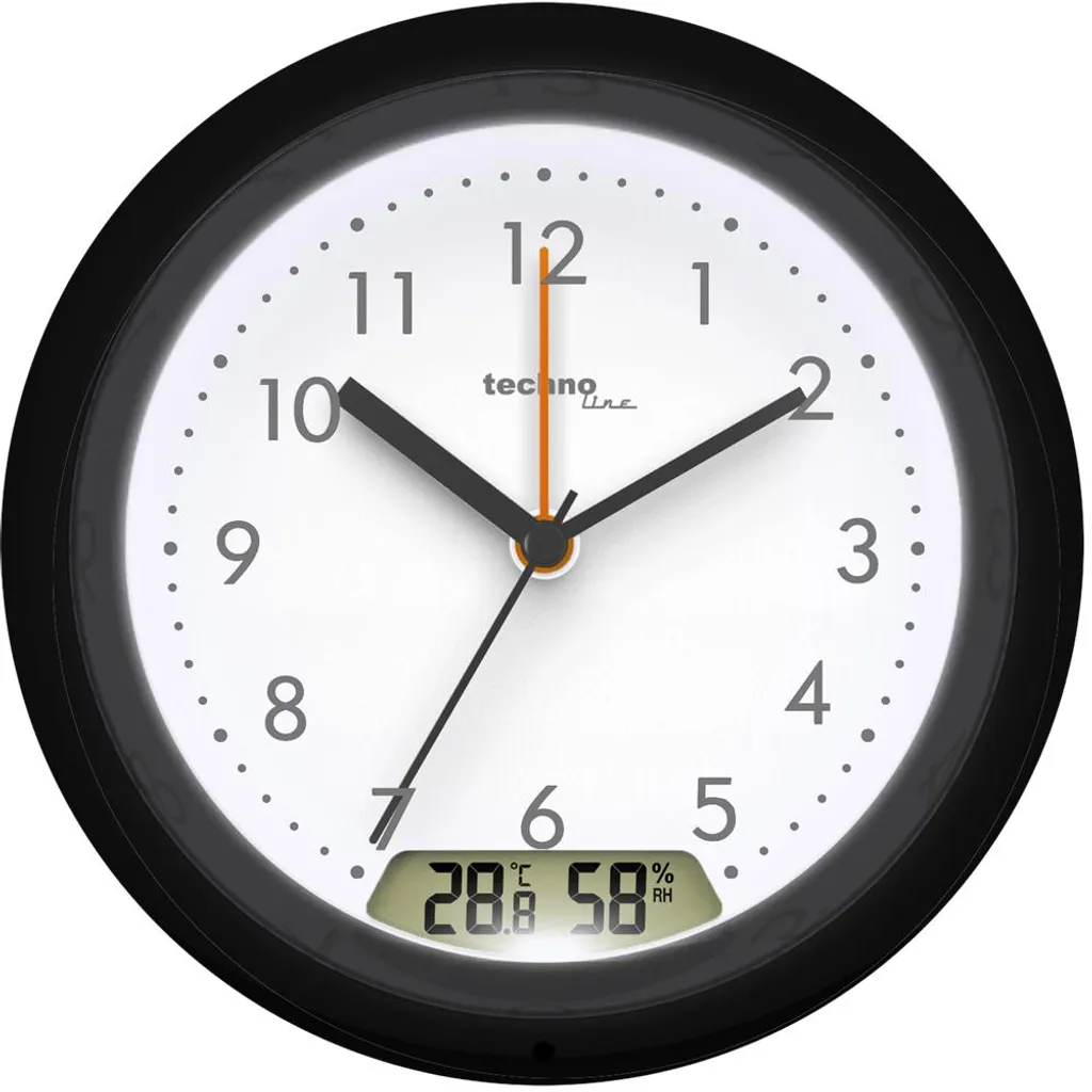 Technoline WT 767 Quarzwecker Analoger Funkwecker Temperatur Luftfeuchtigkeit