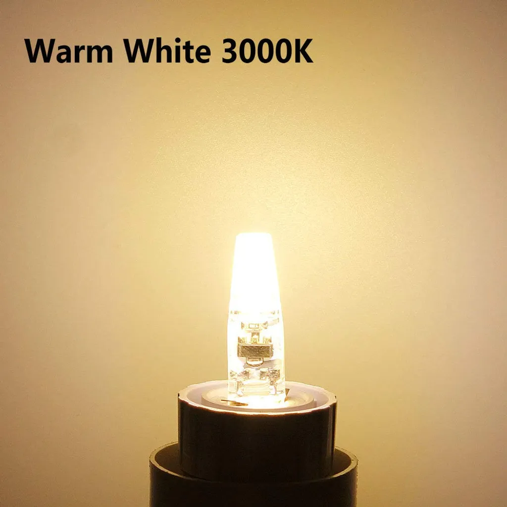 6X G4 3W LED Glühbirne AC/DC12V Warmweiß COB Leuchtmittel Ersatz 20W Halogen Lampe Nicht Dimmbar - Image 5