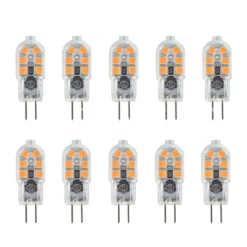 10x G4 3W LED Glühbirne Warmweiß AC 12V Birne Leuchtmittel Warmes Licht