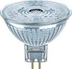 Osram LED Reflektor Super Star MR16 GU5.3 4,9W, Warmweiß, Dimmbar, Klar