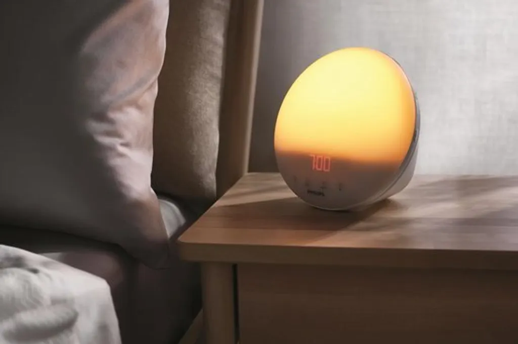 Philips HF3519/01 Wake-up Light (Sonnenaufgangfunktion, Digitales Fm Radio, Tageslichtwecker) Weiß - Image 10