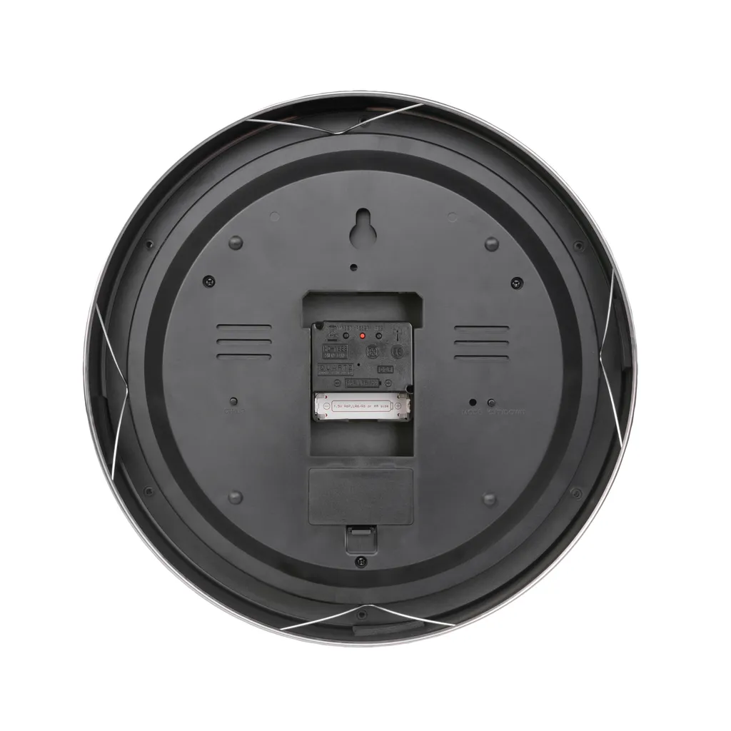 BRESSER MyTime Io Funk-Wanduhr Mit Temperatur- Und Luftfeuchtigkeitsmessung - 30 Cm Durchmesser Farbe: Weiss - Image 2