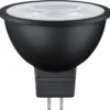 Paulmann LED GU5,3 445lm 2700K 36° Black Matt Dim 6,5W 240V RAL9004