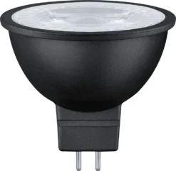 Paulmann LED GU5,3 445lm 2700K 36° Black Matt Dim 6,5W 240V RAL9004