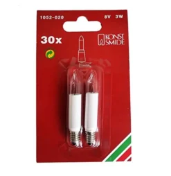 KONSTSMIDE 1052-020 Schaftkerze Für 1123, 8V/3W, (2 Stk)