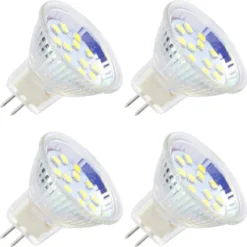 4 Stück 5W LED Lampe GU4 ​MR11 Lampen Leuchtmittel Glühbirnen Warmweiß