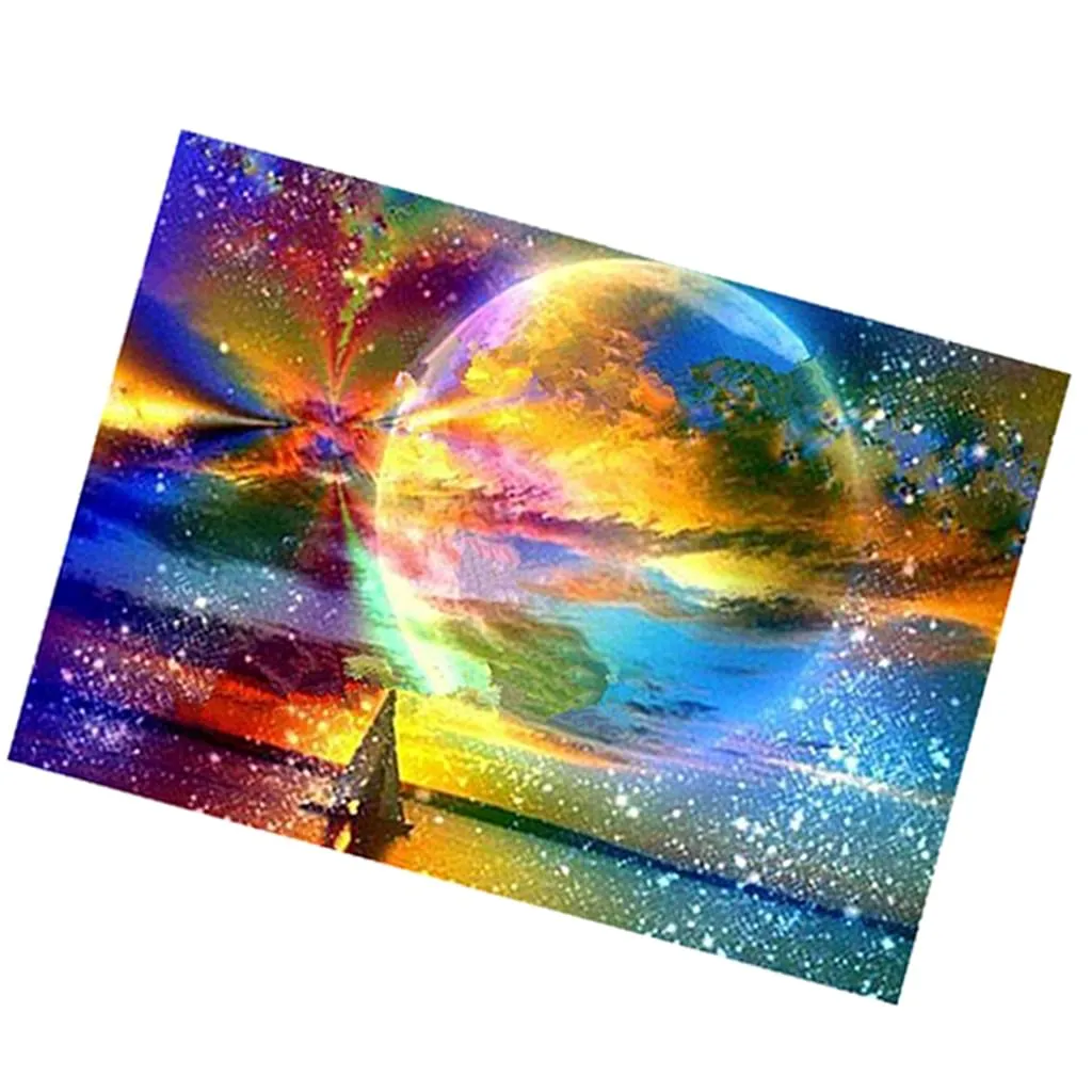 Landschaft Diamant Painting Bilder Voller Bohrer DIY 5D Diamant Malerei Diamond Painting Kits 30x40cm - Image 5