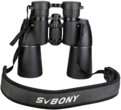 Svbony SV206 Fernglas, 10x50 Fernglas Für Erwachsene, HD FMC Objektiv Bak4 Porro Prisma Wasserdichtes Fernglas Mit Halsriemen Tragetasche Für Vogelbeobachtung, Sternbeobachtung, Mond, Safari