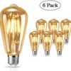 Vintage Glühbirne, LED Glühbirne E27 4W Warm Licht Vintage Antike Glühbirne Retro Filament Lampe Für Nostalgie Und Retro Beleuchtung Im Haus Café Bar Usw - 6 Stück