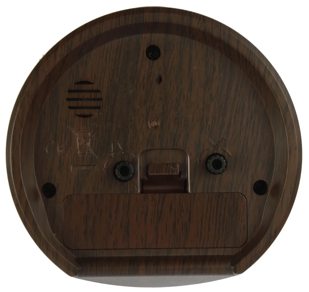 Miraval Quarzwecker Holzoptik Lautlos Kein Ticken Snooze Und Licht-Funktion Retro Wecker - 4-ADK0421-4 - Image 3