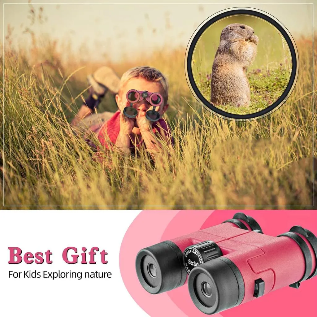 Kompaktes, Wasserdichtes Und Stoßfestes Fernglas Für Kinder, Spielzeug, Geschenk Für 3–12 Jahre Alte Jungen Und Mädchen - Image 2