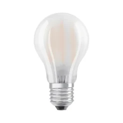 Osram LED Leuchtmittel Classic A75 E27 8W Warmweiß, Weiß Matt