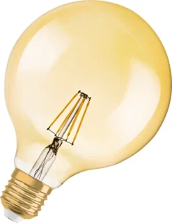 Osram LED Leuchtmittel Vintage 1906 Globe E27 4W Warmweiß, Amber