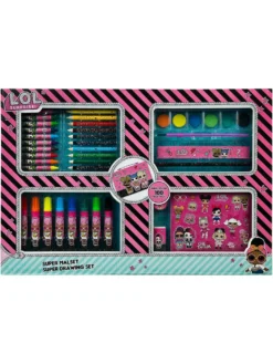 UNDERCOVER Schule Malkoffer XXL L.O.L. Surprise! über 100 Teile Malstifte-Sets Prinzessin SF_Malsets 32M Prinzessin, Schloss