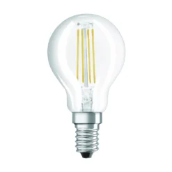 Bellalux LED Filament Leuchtmittel Tropfen 4W = 40W E14 Klar 470lm FS 827 Warmweiß 2700K