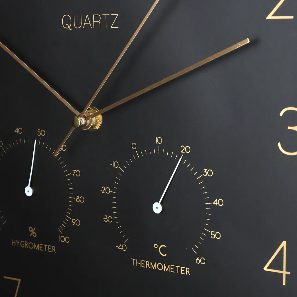 Mica Decorations Andy Wanduhr - L29 X B4,5 X H29 Cm - Schwarz - Image 3