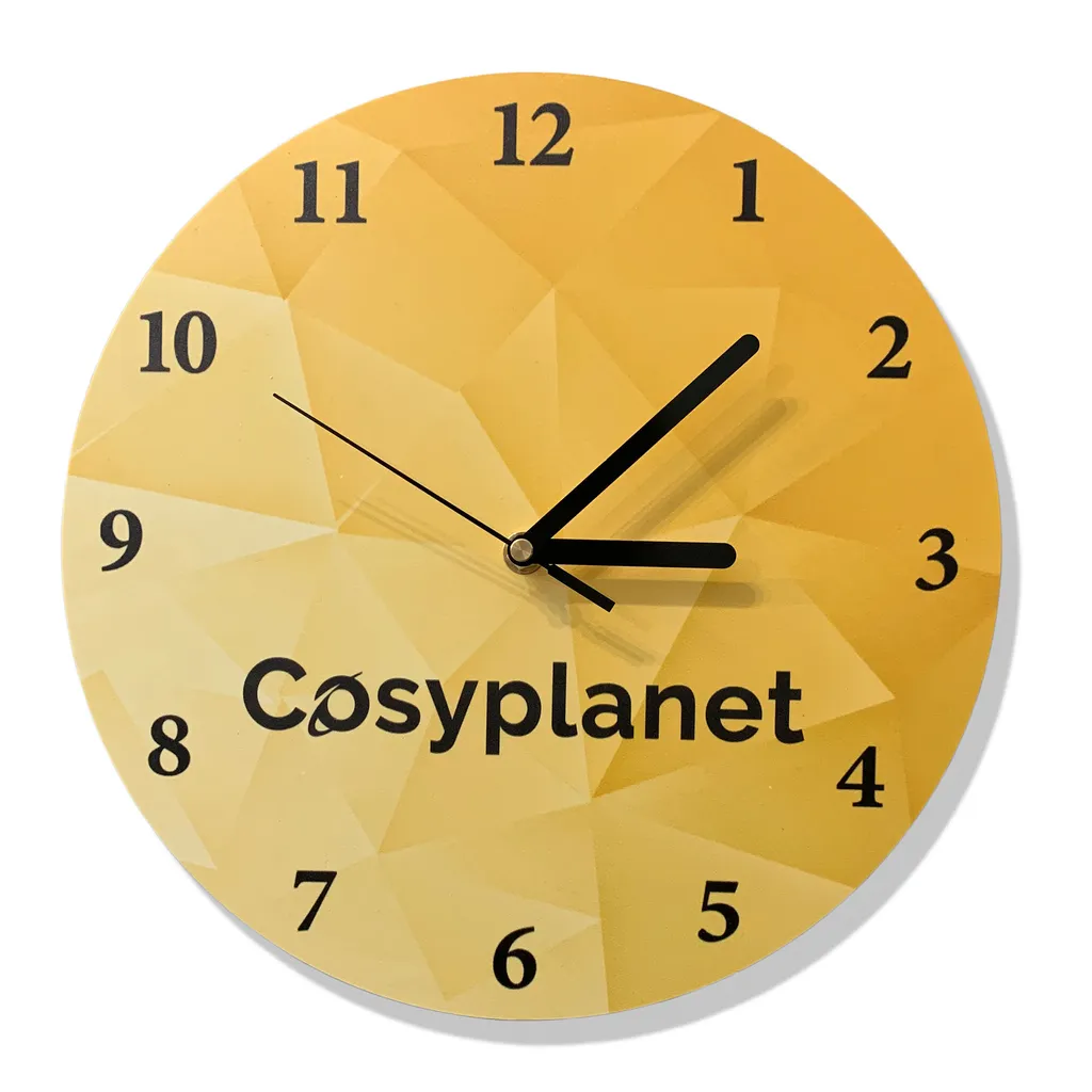 Wanduhr EINSAMER BERG Küchenuhr LEISE Wohnzimmeruhr DEKO Badezimmeruhr RUND 30 Cm - Image 4