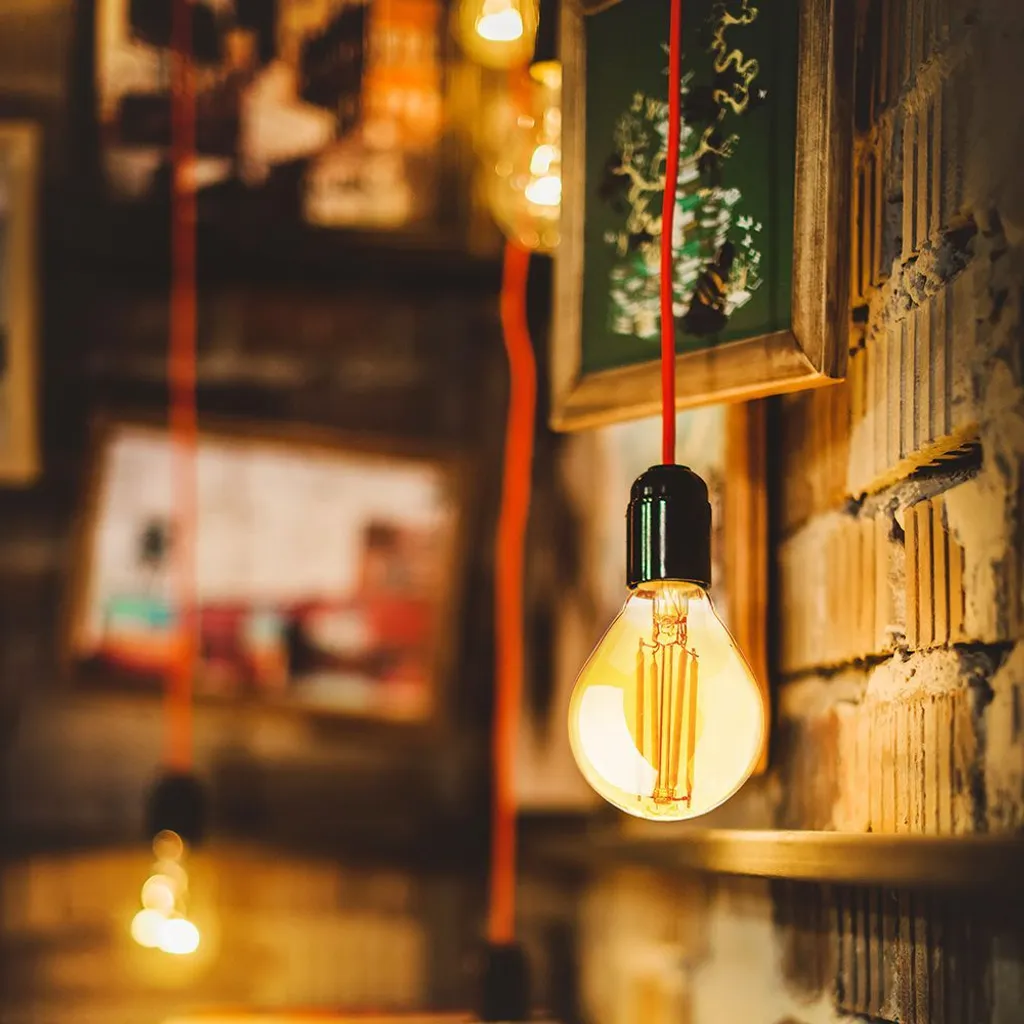 5x 4W E14 Edison LED Vintage Filament Glühbirne Birne Leuchtmittel Retro Nostalgie Beleuchtung G45 2200K Warmweiß - Image 3