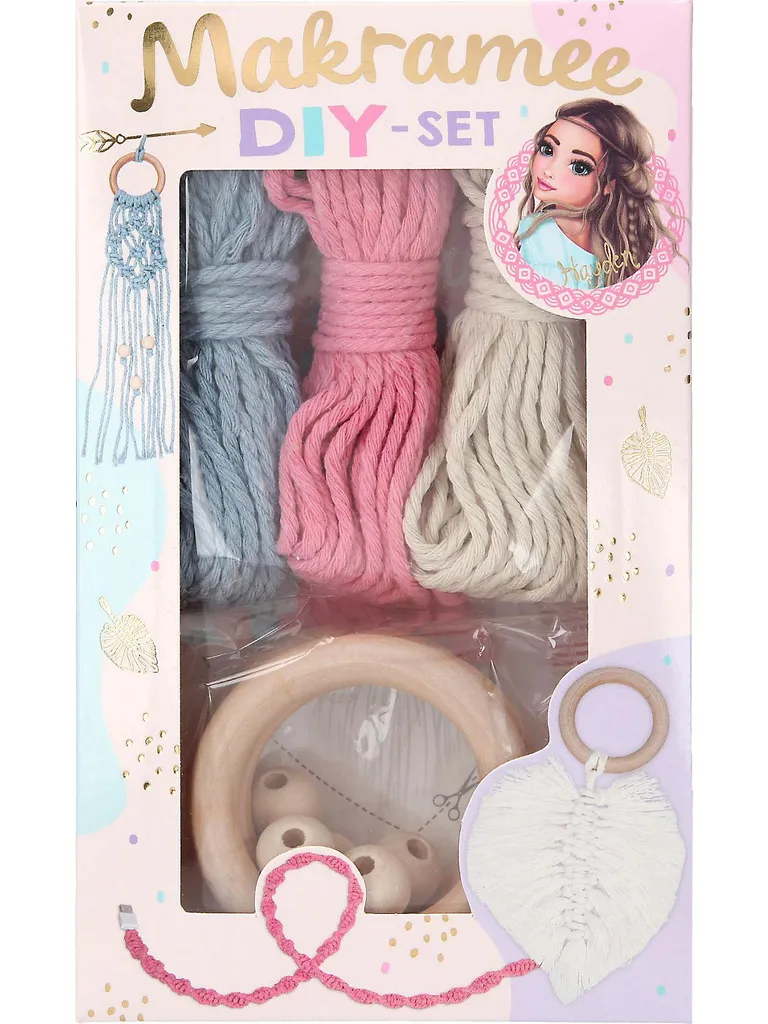 Depesche Spielwaren TOPModel Macramee Bastel-Set Knüpfsets Basteln & Kreativitätsspielzeug Freundschaftsarmbänder - Image 3