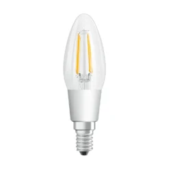 Osram LED Filament Leuchtmittel Kerze 4,5W = 40W E14 Klar Warmweiß 2700K DIMMBAR