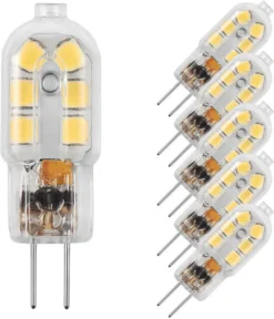 10x G4 LED Glühbirne Kaltweiß AC/DC 12V 2W Birne Leuchtmittel SMD2835 Nicht Dimmbar