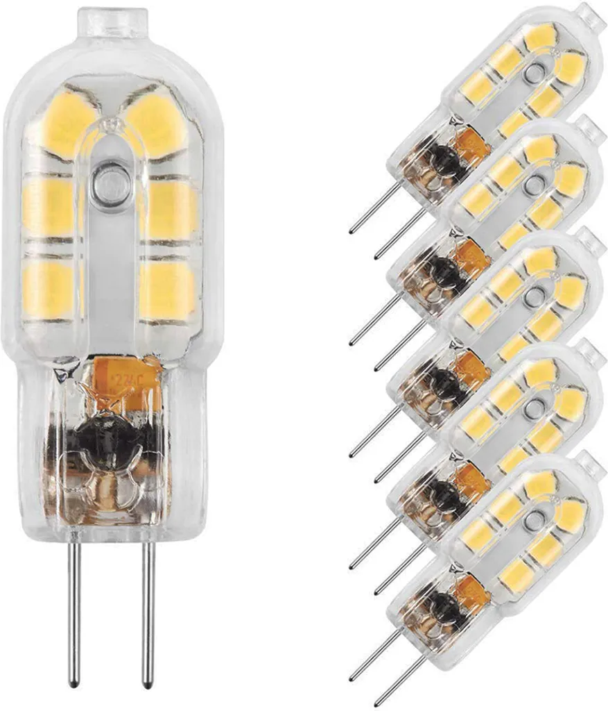 10x G4 LED Glühbirne Kaltweiß AC/DC 12V 2W Birne Leuchtmittel SMD2835 Nicht Dimmbar